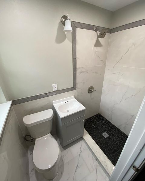 Bathroom after remodeling by Bell City — Fort Worth